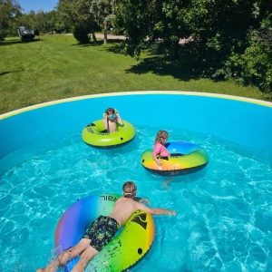 BLUESPLASH POOL HOT SALE WITH MANUAL PUMP AND REPAIR KIT FREE SHIPPING